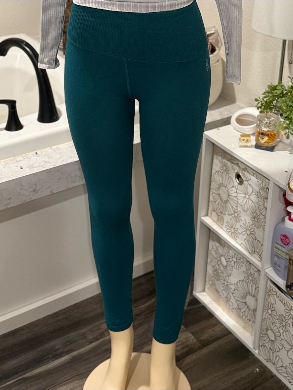 Free People Movement Teal Seamless High-Rise Leggings